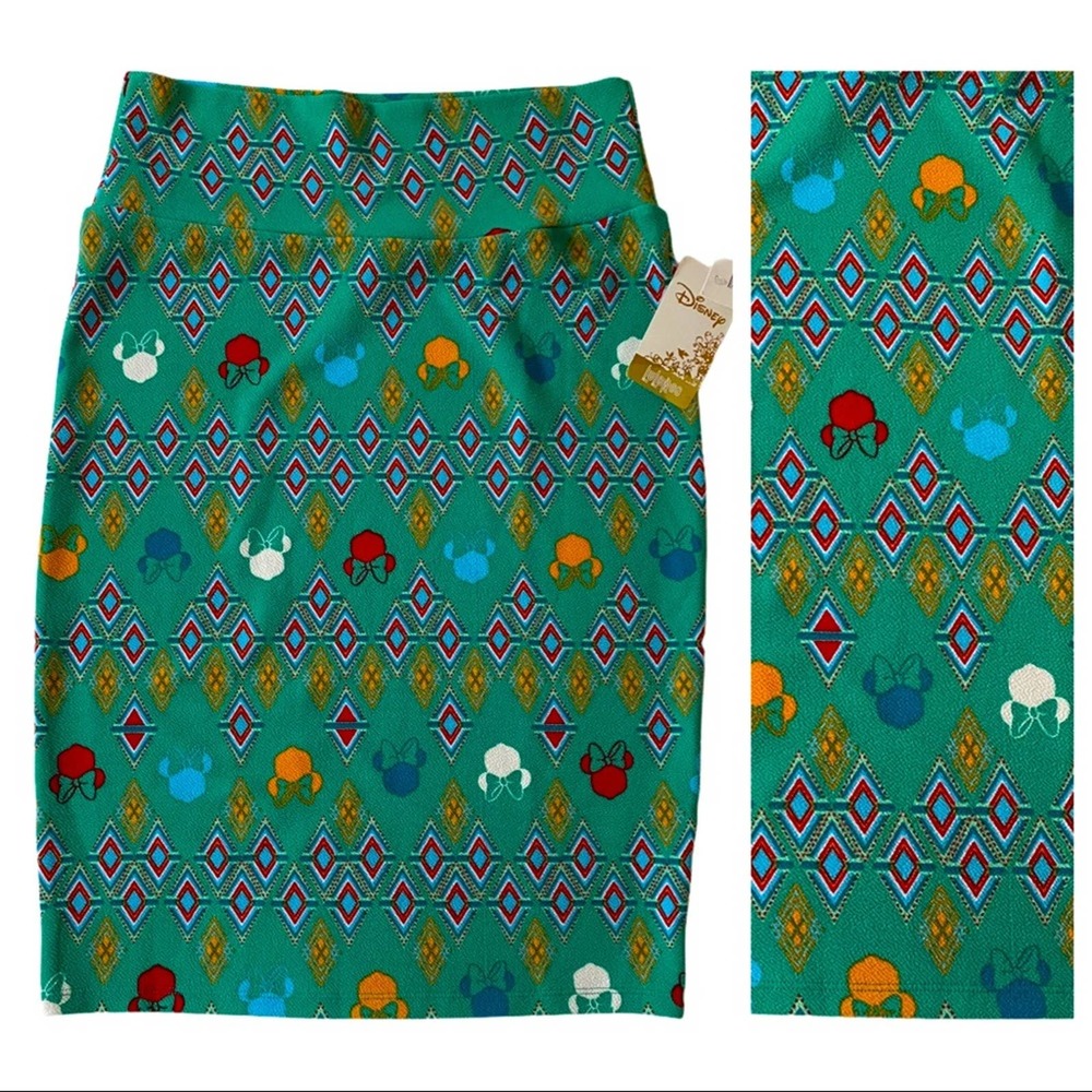 NWT LuLaRoe Minnie Mouse Disney Cassie Skirt, Medium